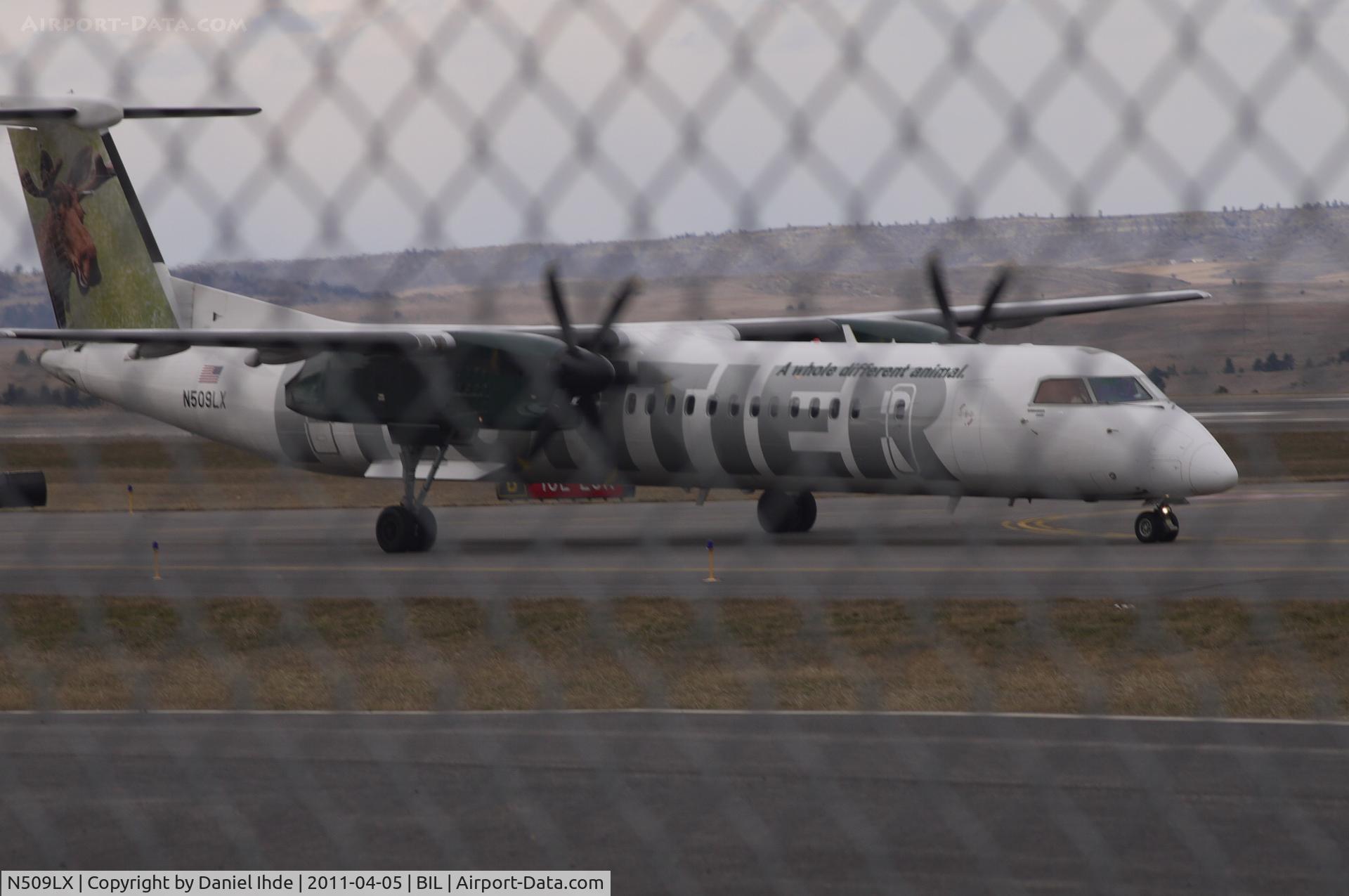 N509LX, 2007 Bombardier DHC-8-402 Dash 8 C/N 4184, Frontier Dash 8 @ BIL