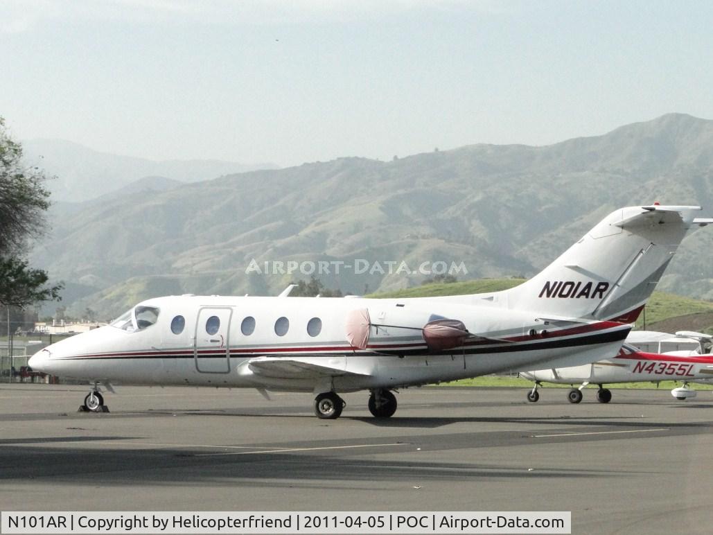 N101AR, 2008 Raytheon Beechjet 400A C/N RK-461, Engines covered and parked in transient parking