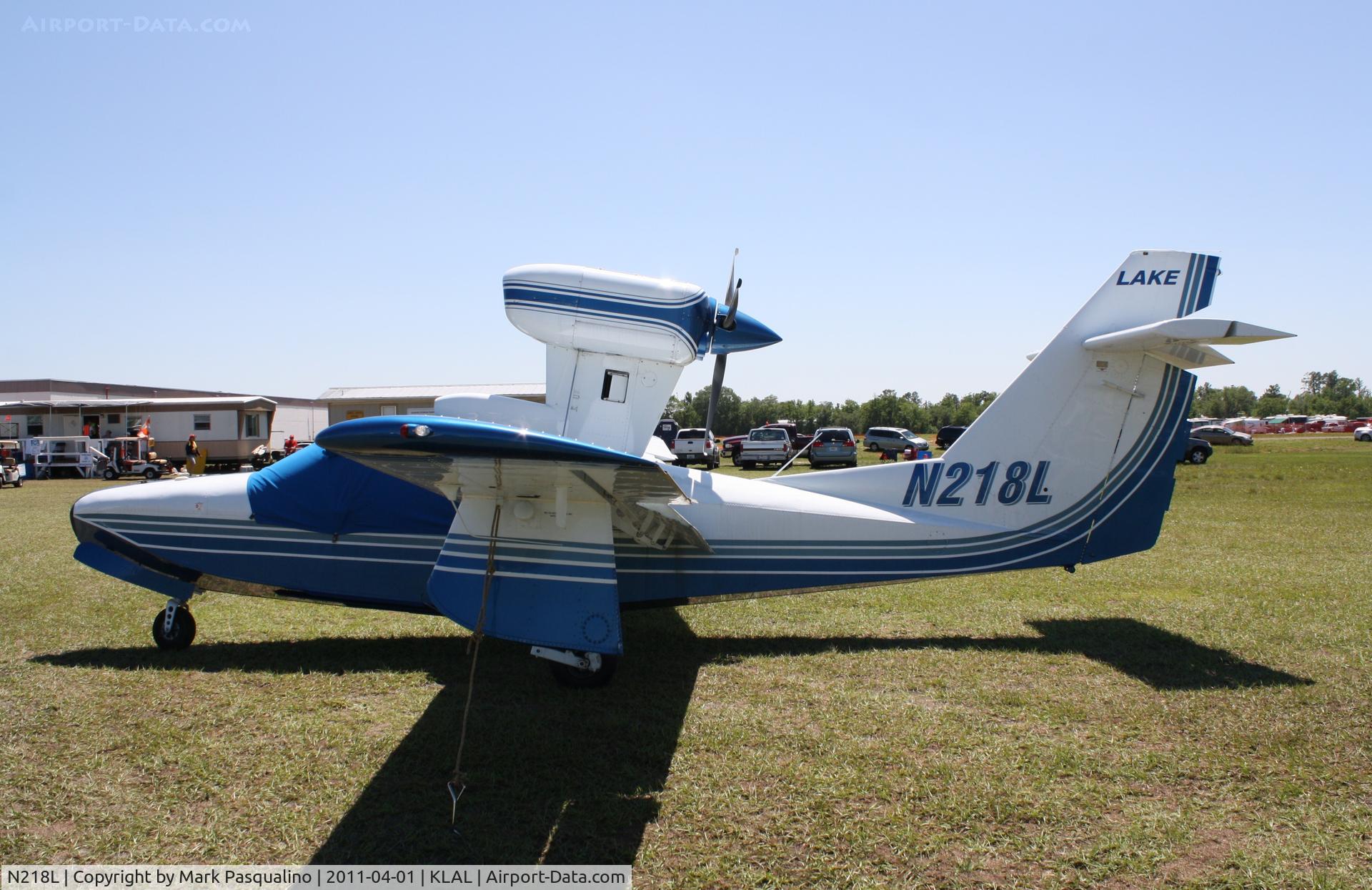 N218L, Aerofab Inc Lake LA-250 C/N 68, Lake LA-250