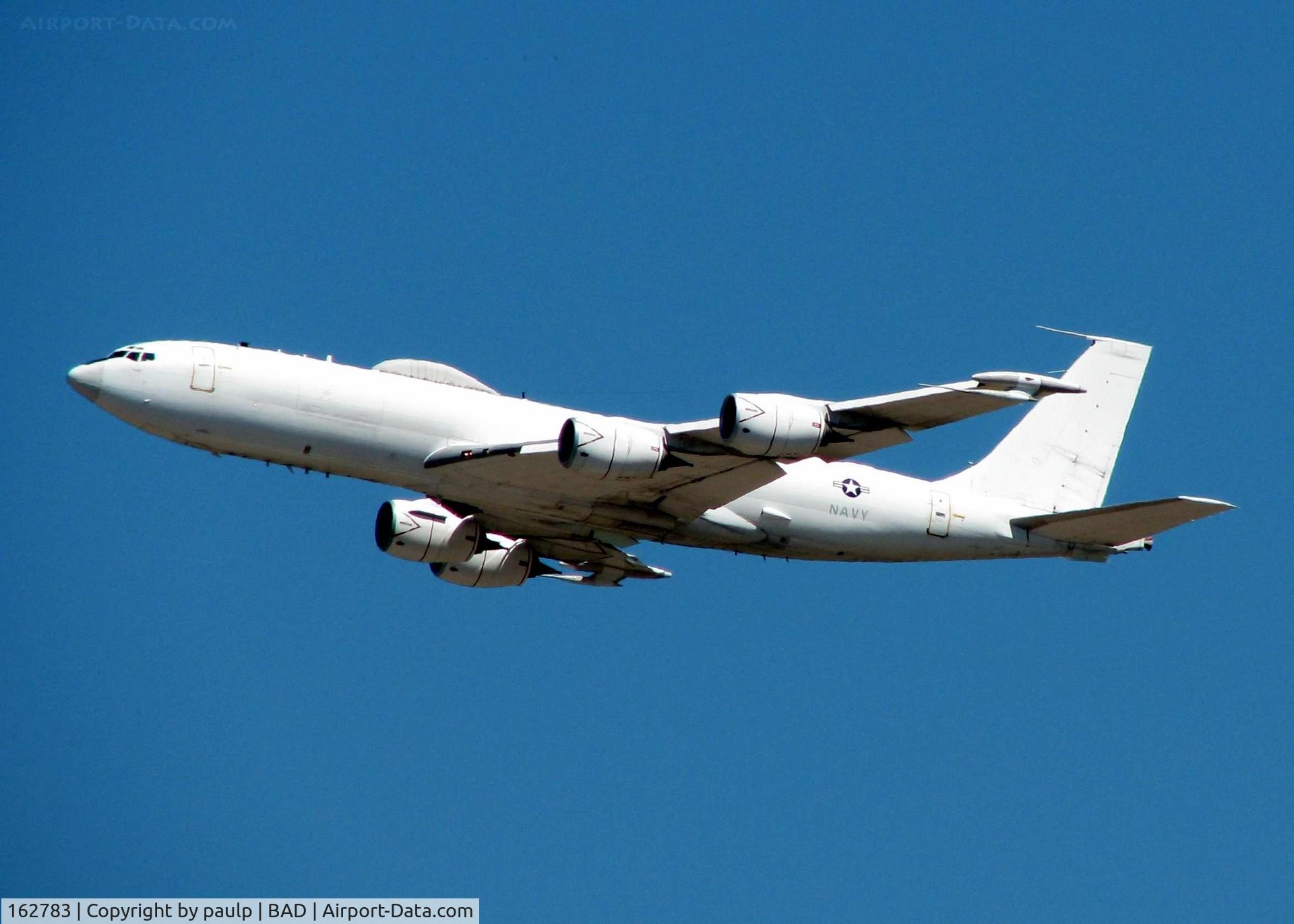 162783, 1987 Boeing E-6B Mercury C/N 23889, One of two E-6's doing touch and goes at Barksdale Air Force Base. Call sign 