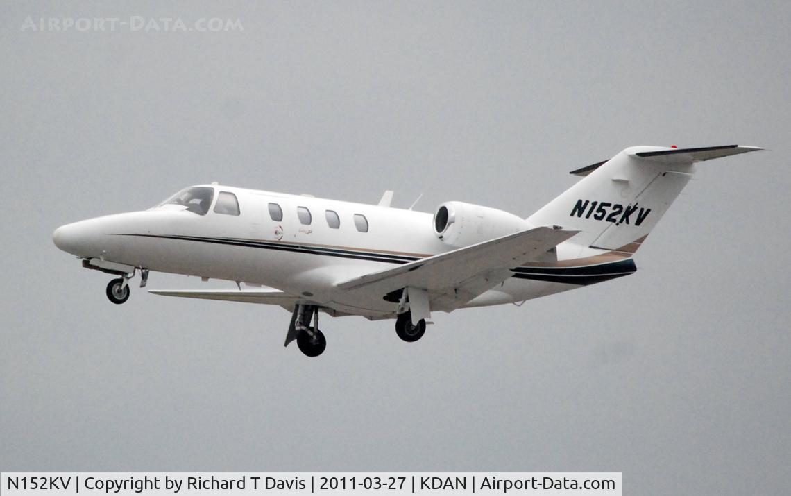 N152KV, 1996 Cessna 525 CitationJet C/N 525-0152, 1996 Cessna 525 in Danville Va..