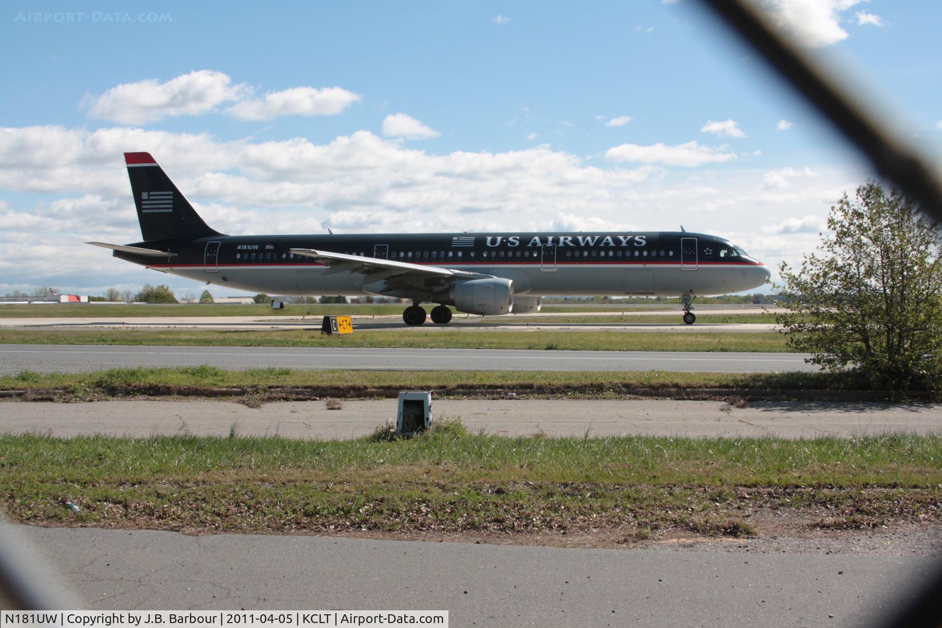 N181UW, 2001 Airbus A321-211 C/N 1531, N/A
