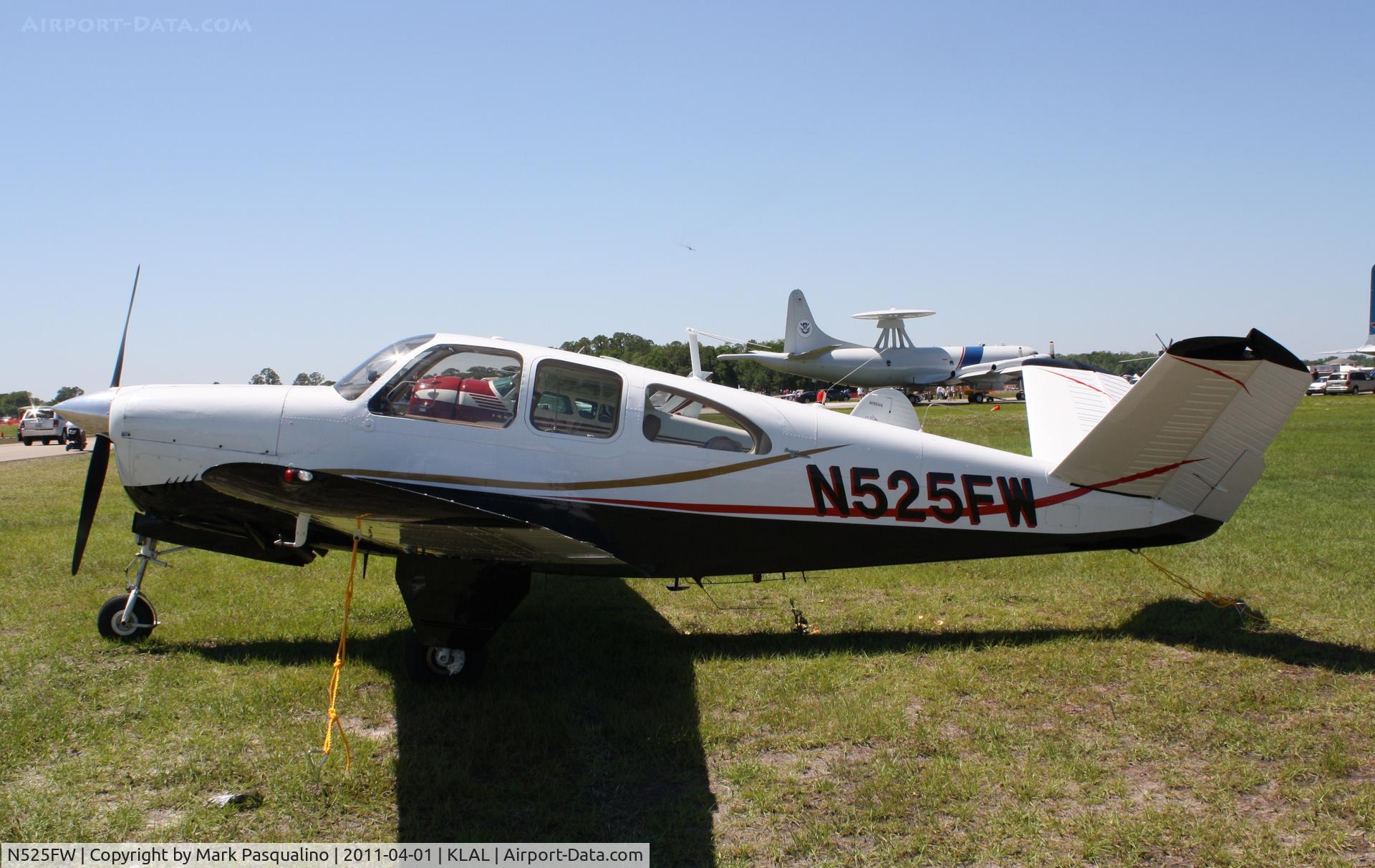 N525FW, 1962 Beech P35 Bonanza C/N D-7044, Beech P35