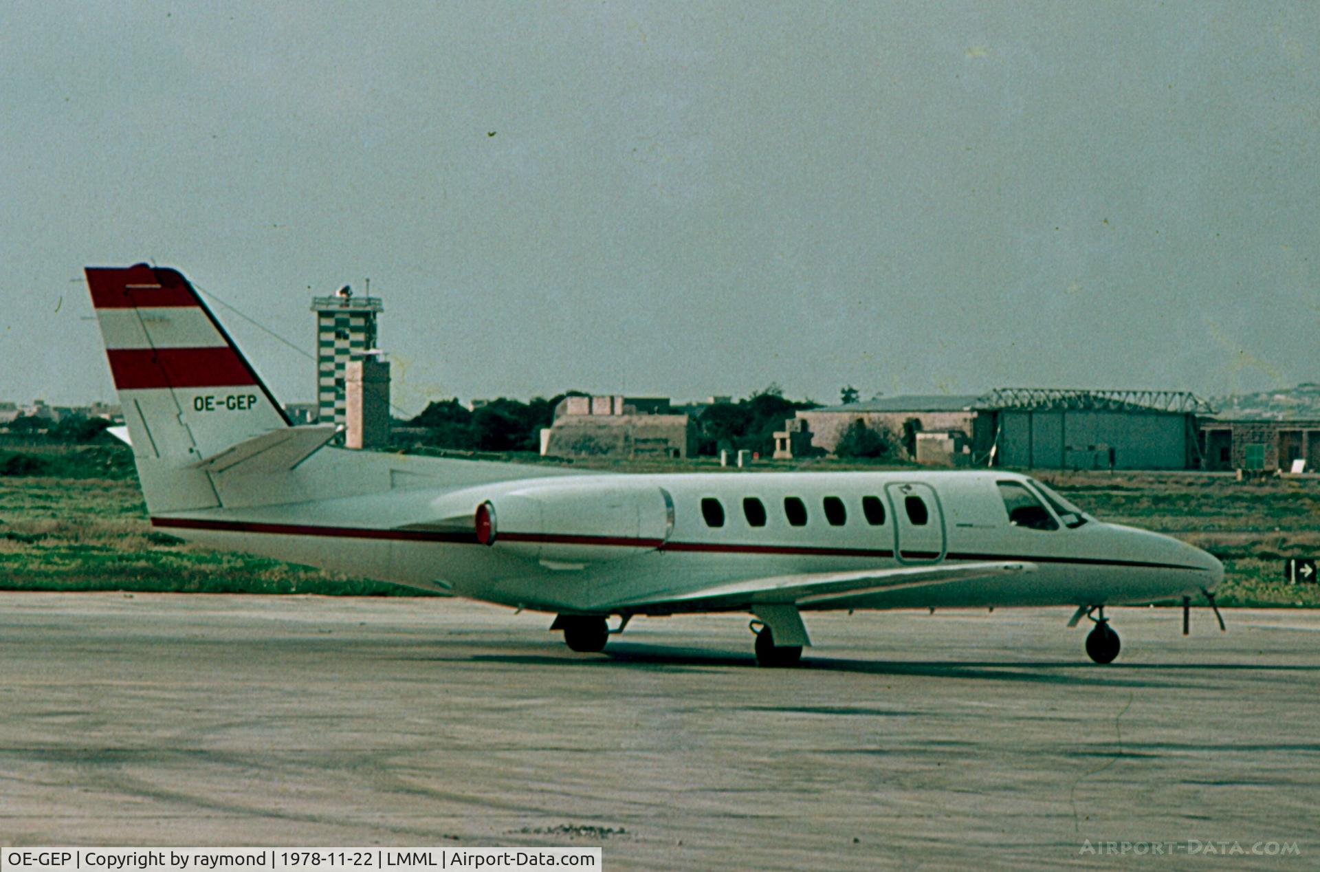 OE-GEP, 1978 Cessna 550 C/N 550-0010, C.Citation OE-GEP FDP Polsterer