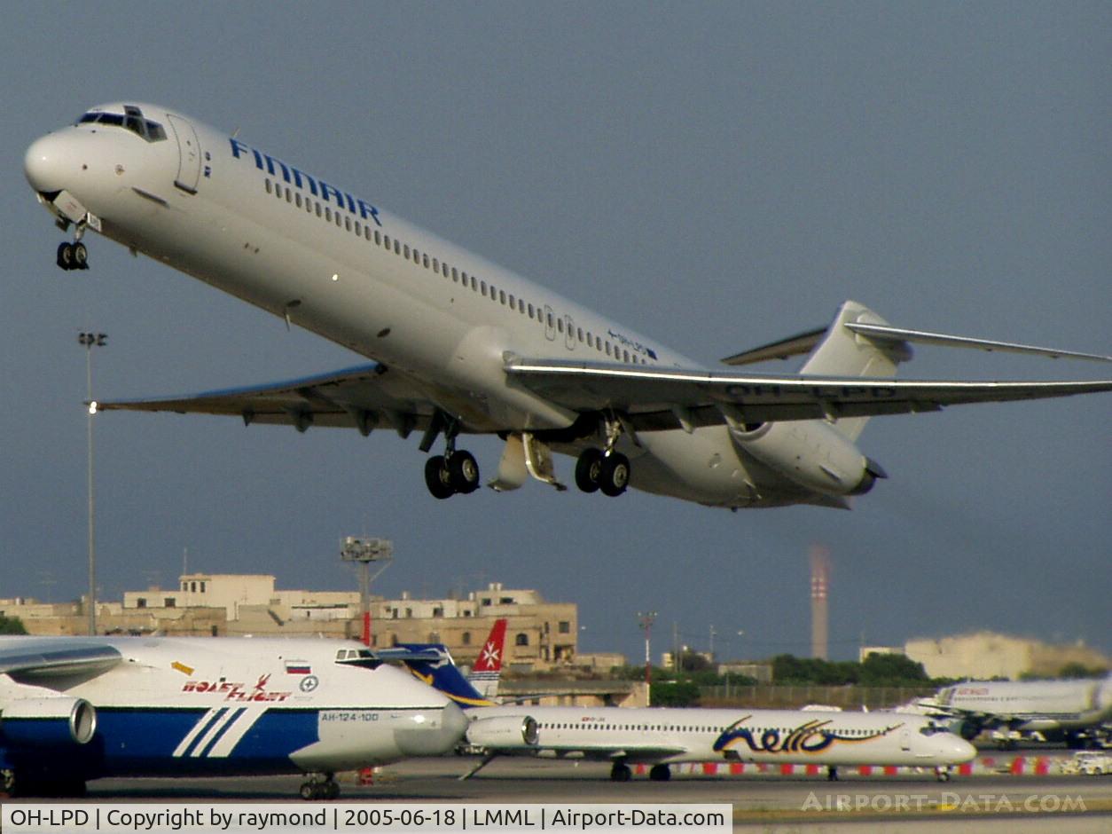 OH-LPD, 1987 McDonnell Douglas MD-83 (DC-9-83) C/N 49710, MD82 OH-LPD Finnair