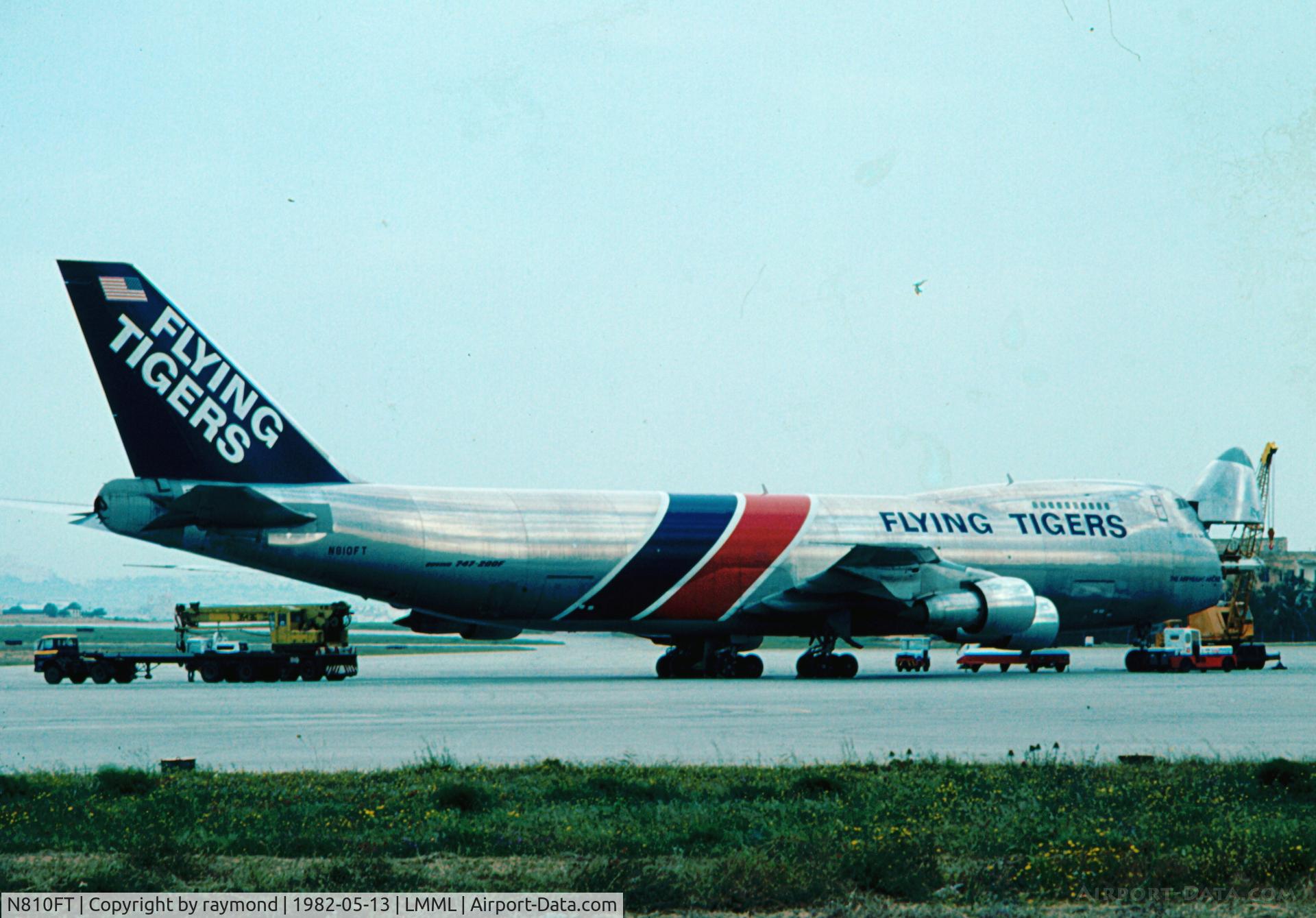 N810FT, 1980 Boeing 747-249F C/N 22237, B747 N810FT Flying Tigers