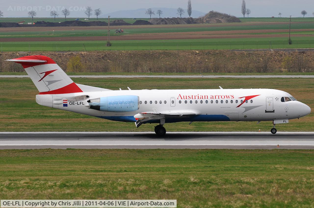 OE-LFL, 1995 Fokker 70 (F-28-0070) C/N 11573, Austrian arrows