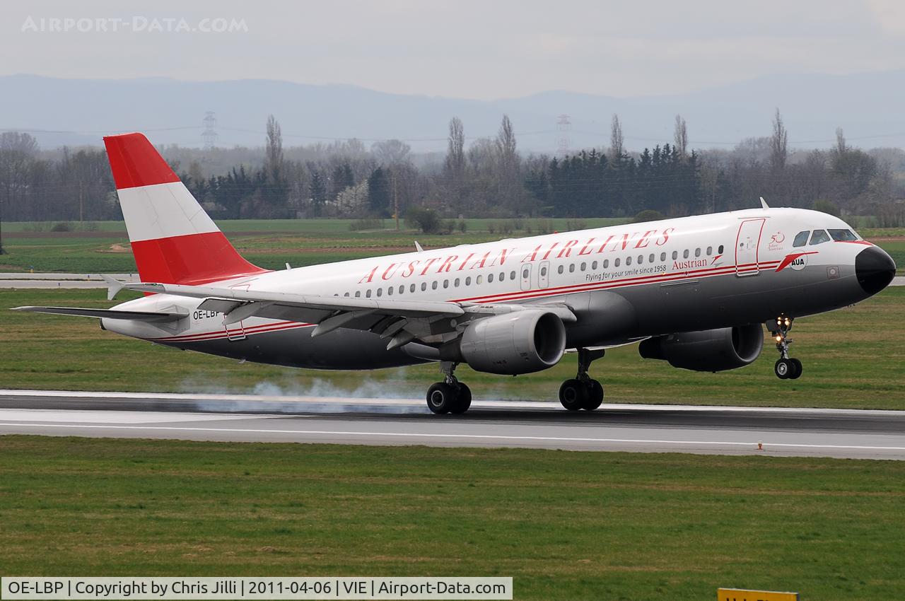 OE-LBP, 1998 Airbus A320-214 C/N 797, Austrian Airlines