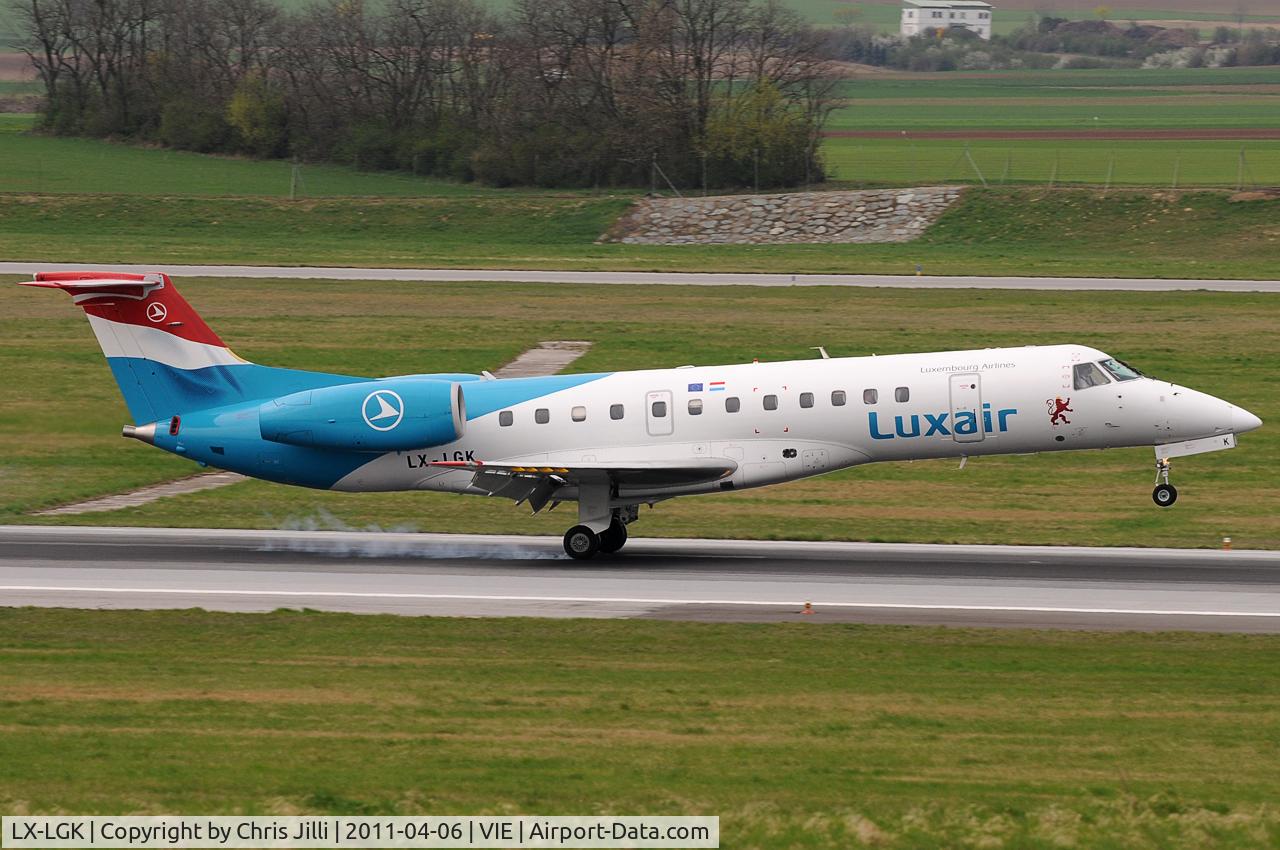 LX-LGK, 2005 Embraer ERJ-135LR (EMB-135LR) C/N 14500886, Luxair