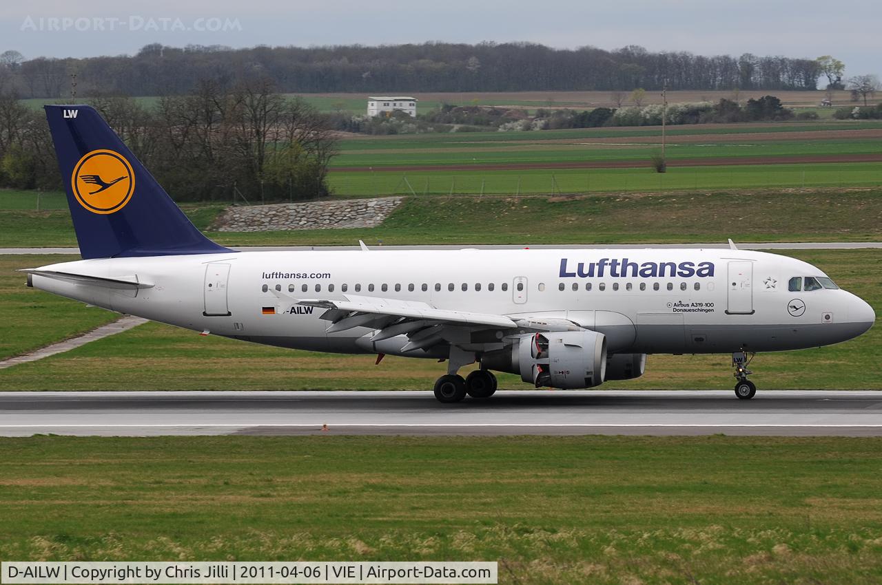 D-AILW, 1998 Airbus A319-114 C/N 853, Lufthansa