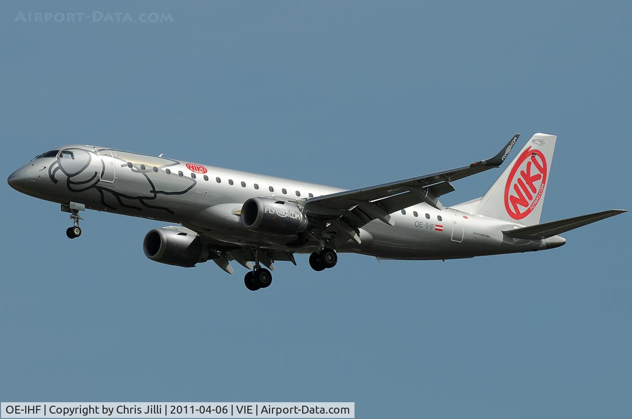 OE-IHF, 2011 Embraer 190LR (ERJ-190-100LR) C/N 19000420, NIKI