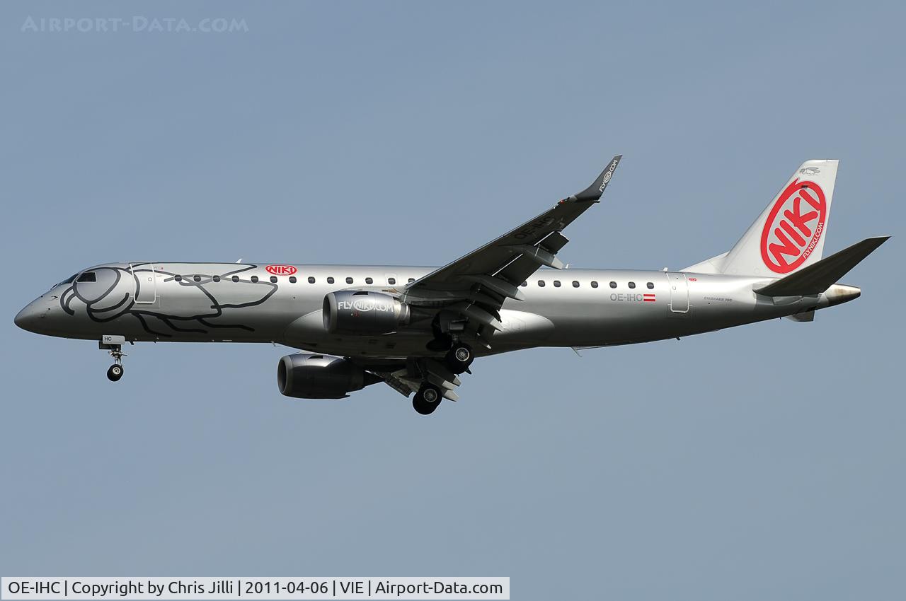 OE-IHC, 2010 Embraer 190LR (ERJ-190-100LR) C/N 19000349, NIKI