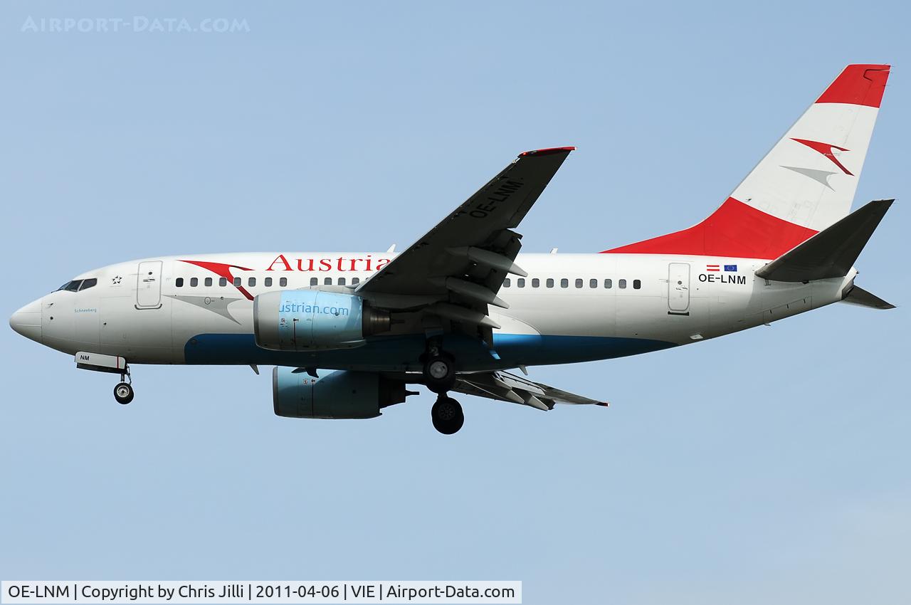 OE-LNM, 2000 Boeing 737-6Z9 C/N 30138, Austrian Airlines