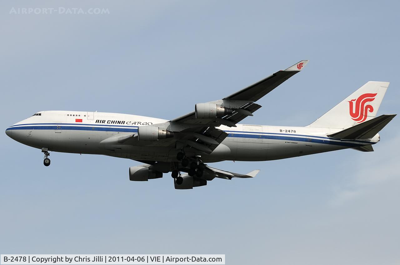 B-2478, 1991 Boeing 747-433M C/N 25075, Air China Cargo (China Freighter)