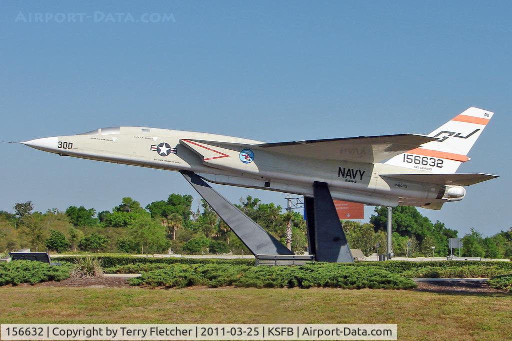 156632, North American RA-5C Vigilante C/N NR316-24, North American RA-5C Vigilante, c/n: NR316-24 on the perimeter of Sanford Airport