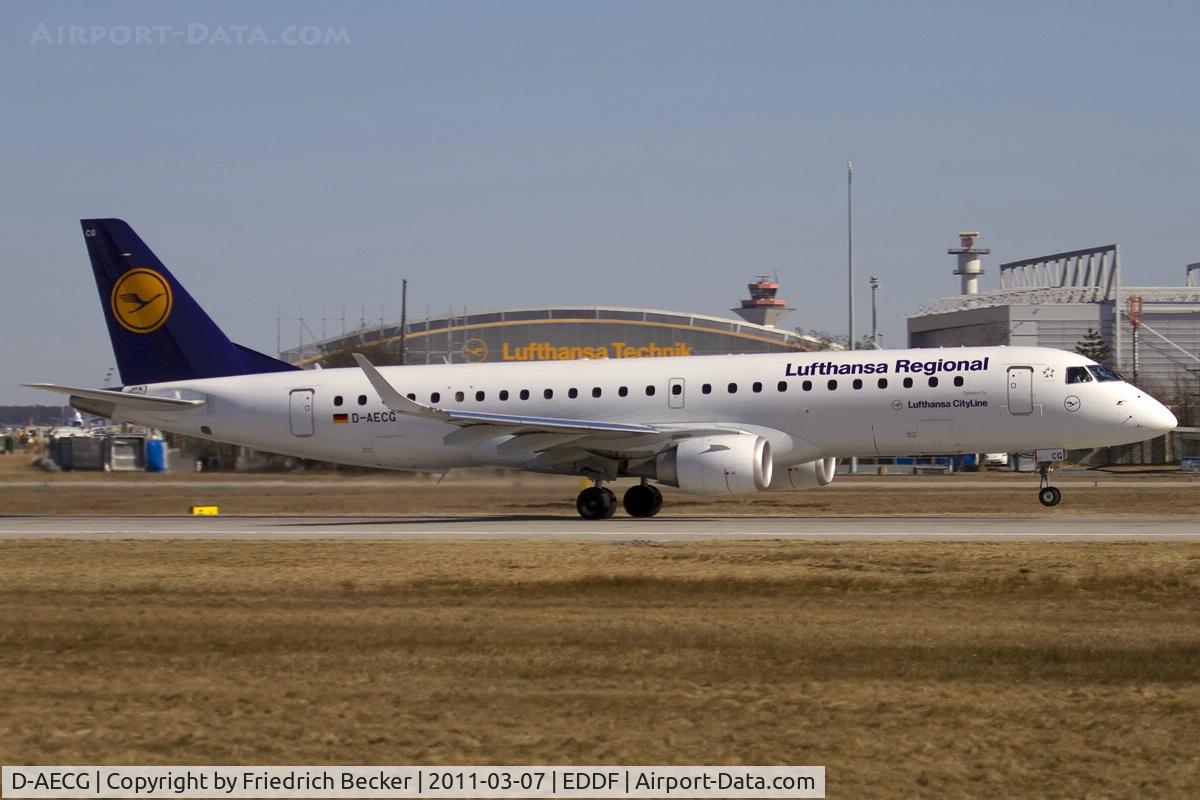 D-AECG, 2010 Embraer 190LR (ERJ-190-100LR) C/N 19000368, departure via RW18W