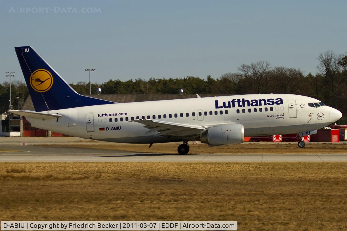 D-ABIU, 1991 Boeing 737-530 C/N 24944, departure via RW18W