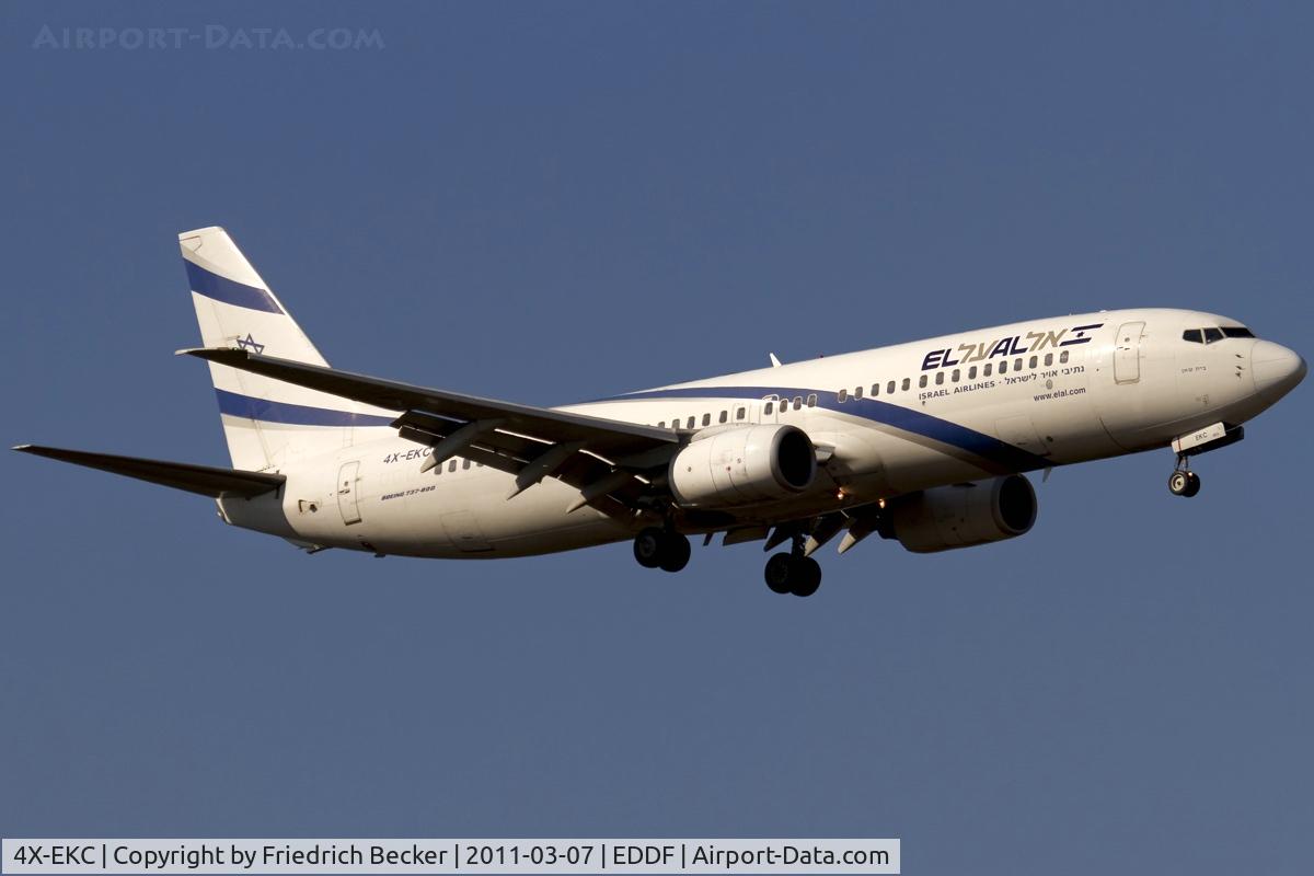 4X-EKC, 1999 Boeing 737-858 C/N 29959, on final