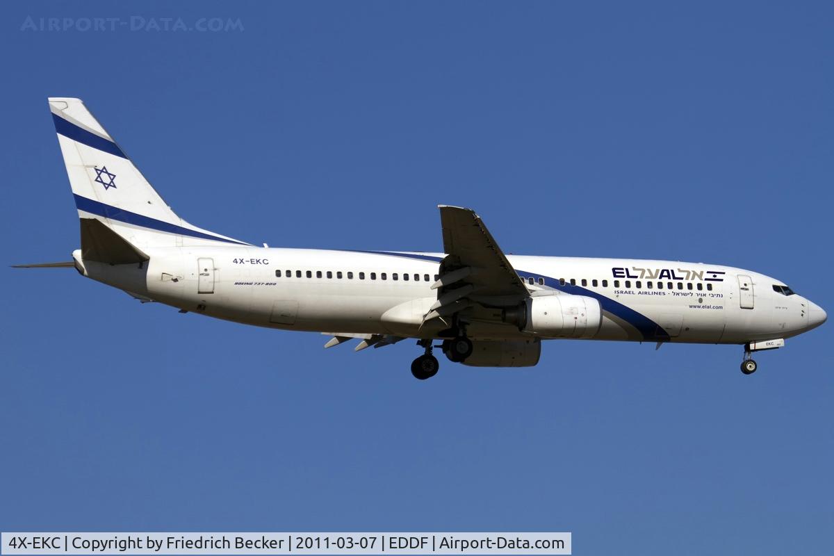 4X-EKC, 1999 Boeing 737-858 C/N 29959, on final