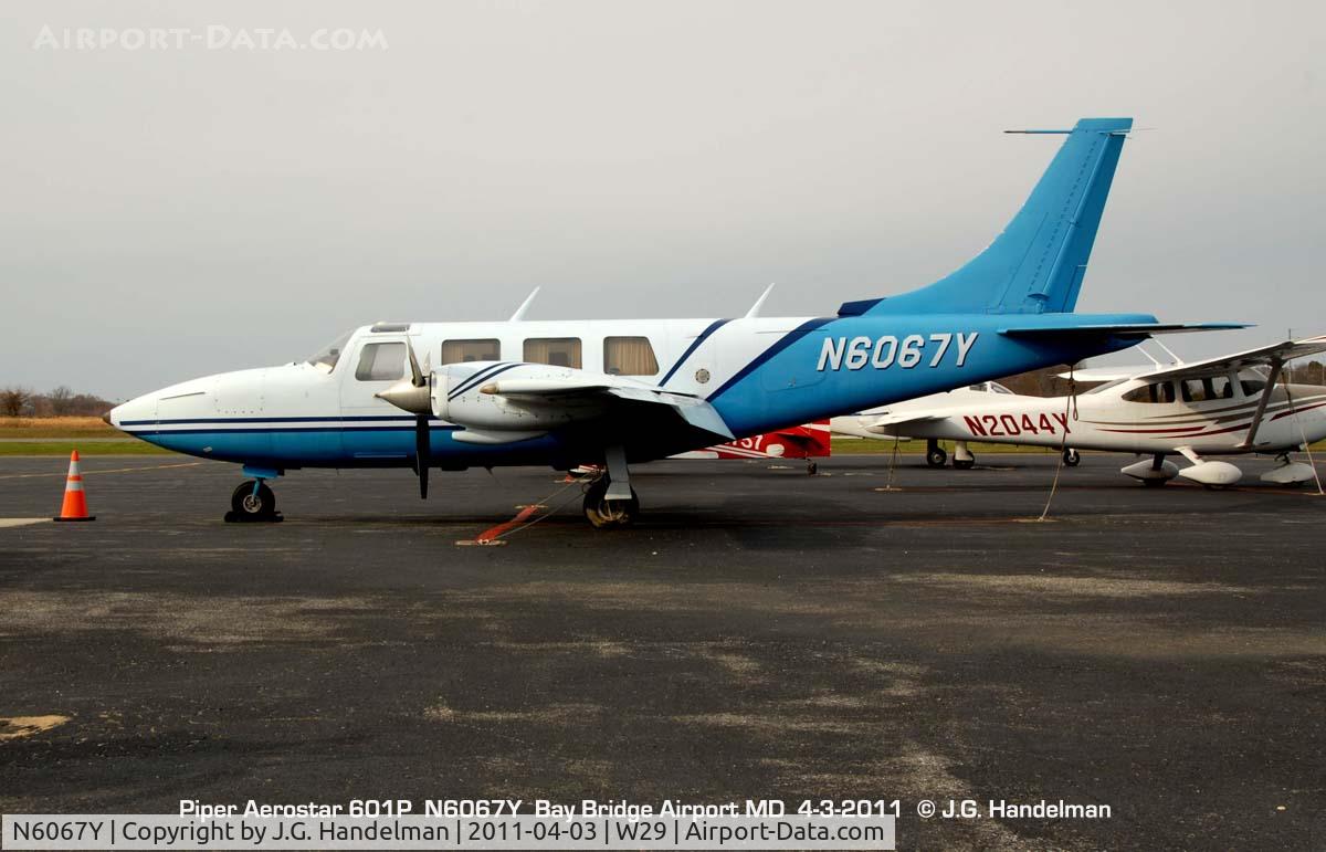 N6067Y, 1979 Piper Aerostar 601P C/N 61P06607963307, At Bay Bridge Airport MD