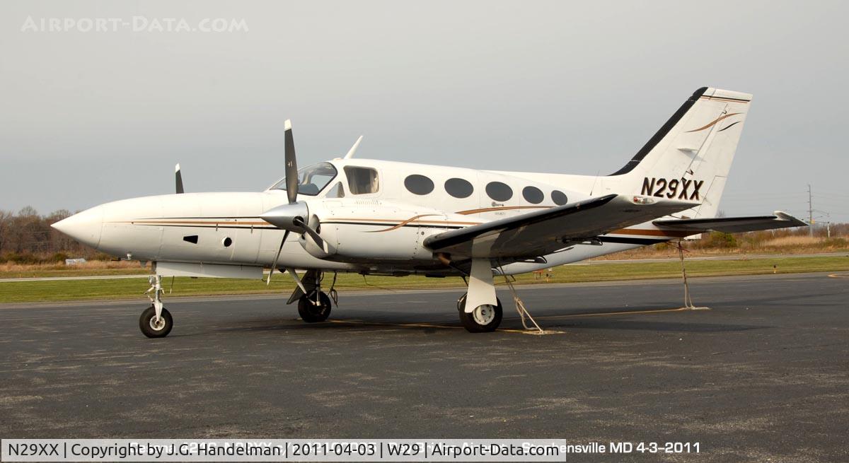 N29XX, 1975 Cessna 421C Golden Eagle C/N 421C0035, at Bay Bridge Airport MD