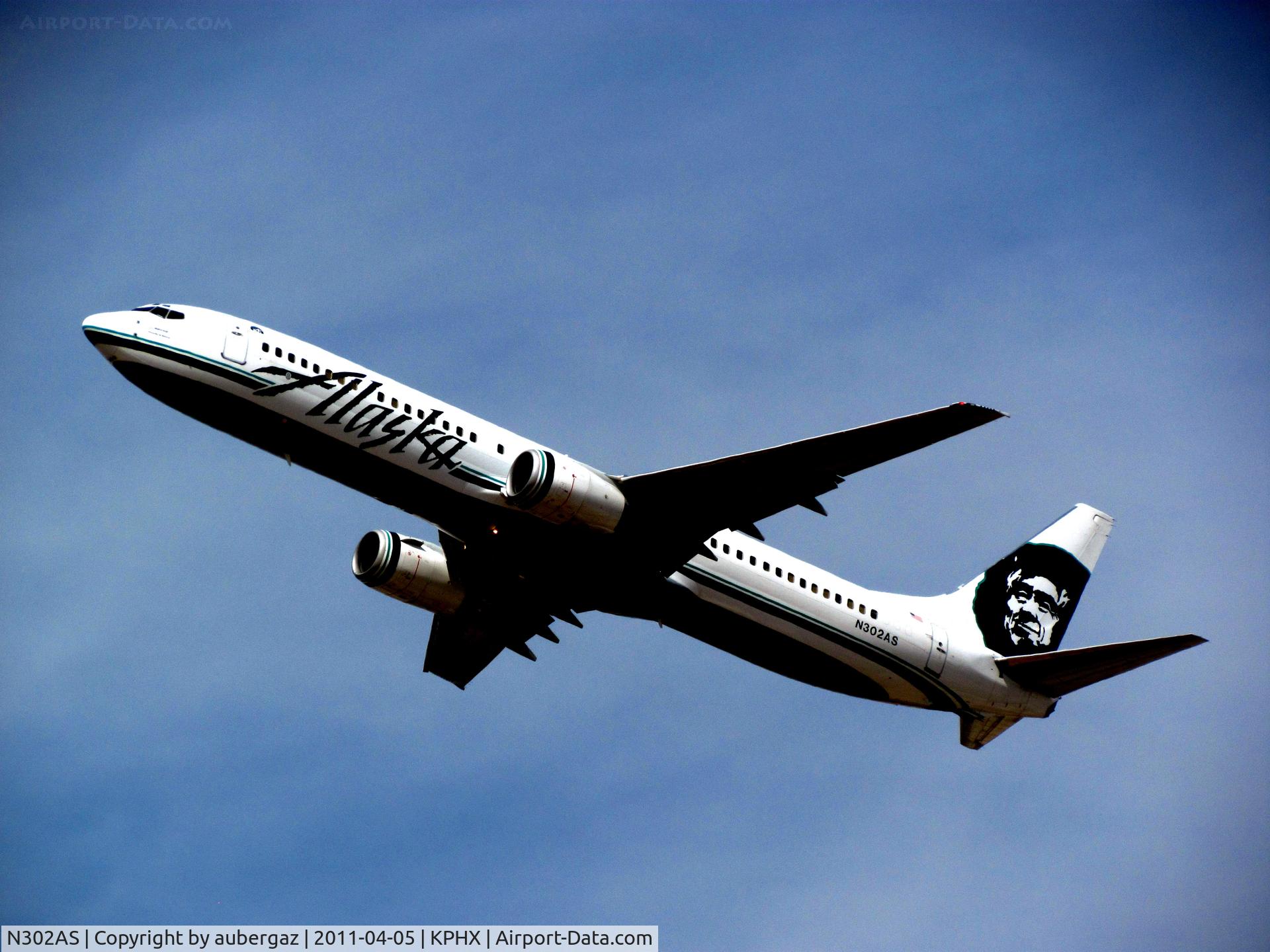 N302AS, 2003 Boeing 737-990 C/N 30017, PHX departure