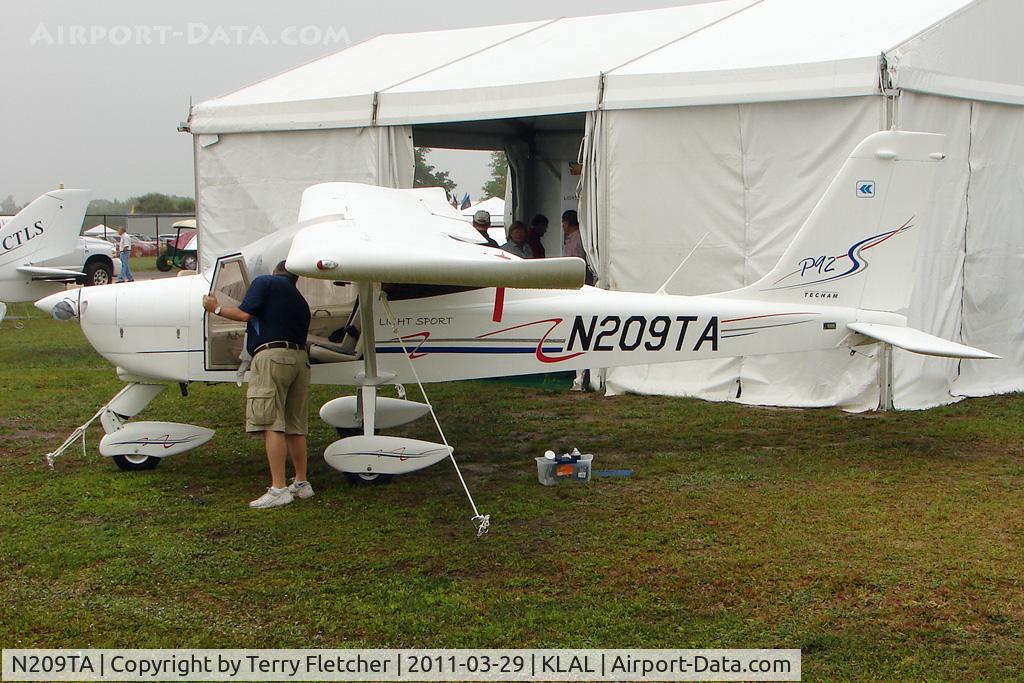 N209TA, Tecnam P-92 Echo Classic C/N 1303, Displayed in 2011 Sun'n'Fun Static