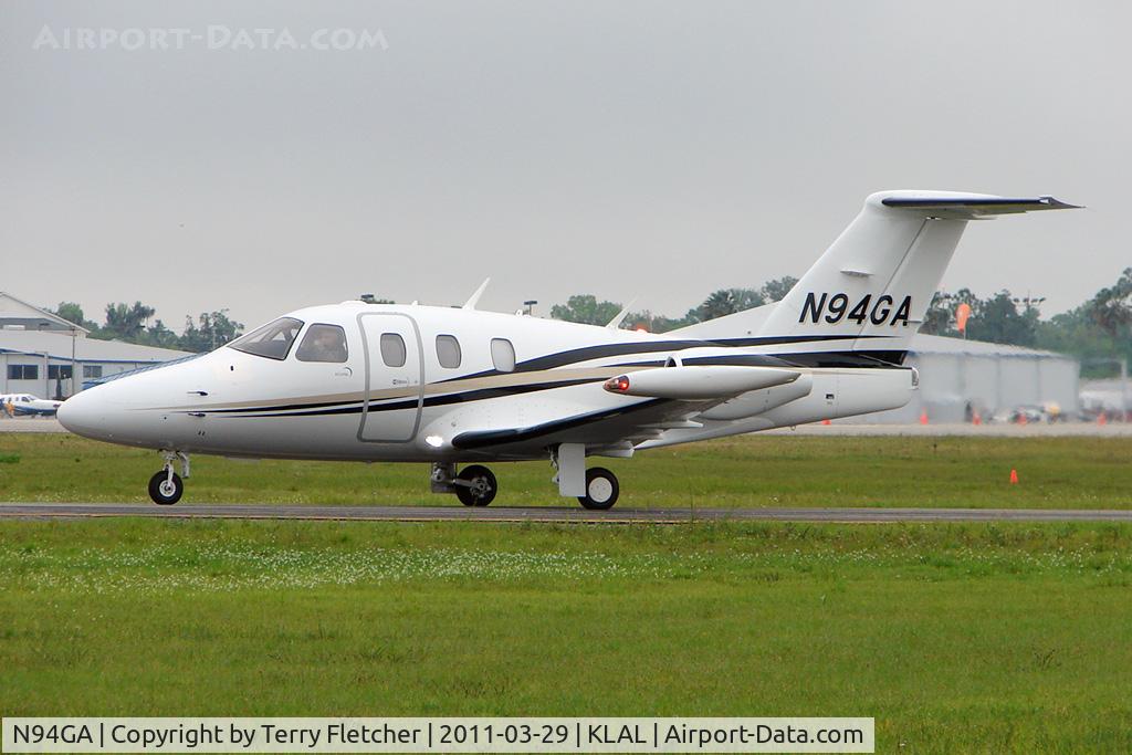 N94GA, 2007 Eclipse Aviation Corp EA500 C/N 000072, Static display at 2011 Sun n Fun