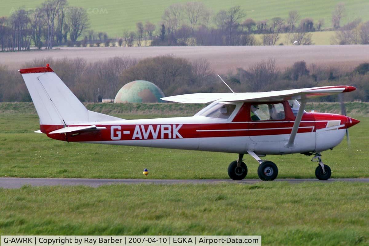 G-AWRK, 1968 Reims F150J C/N 0410, R/Cessna F.150J [0410] Shoreham~G 10/04/2007