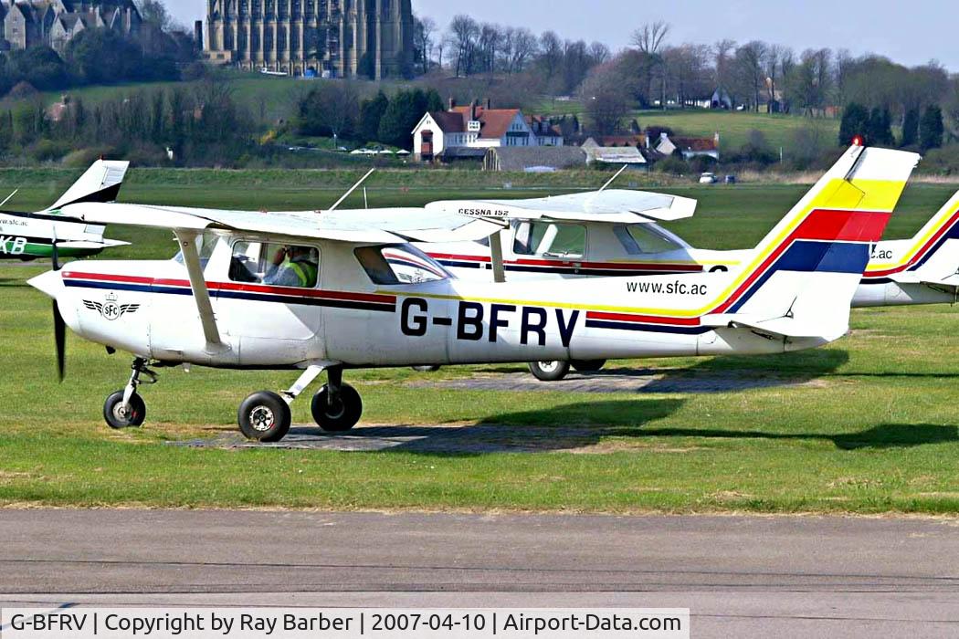 G-BFRV, 1978 Reims FA152 Aerobat C/N 0345, R/Cessna FA.152 Aerobat [0345] Shoreham~G 10/04/2007