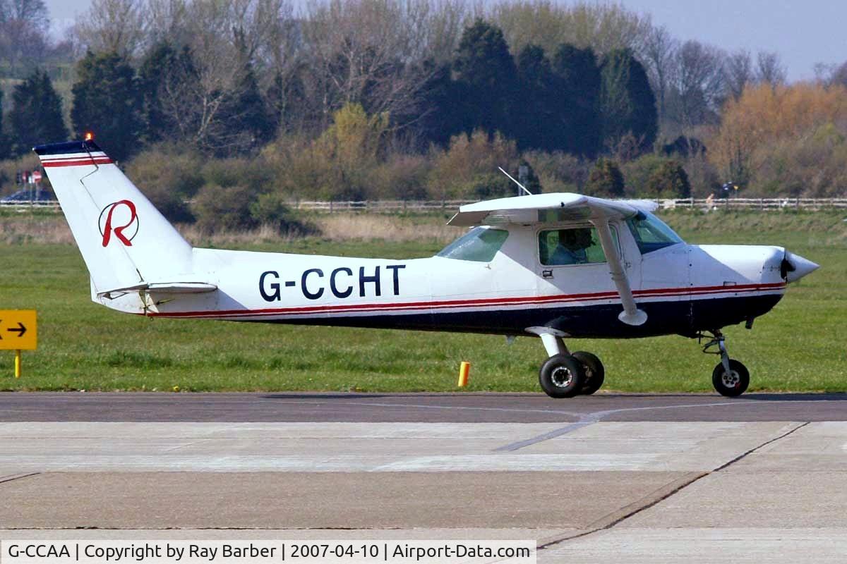 G-CCAA, 1981 British Aerospace HS.125 Series 700B C/N 257130, Cessna 152 [152-85176] Shoreham~G 10/04/2007