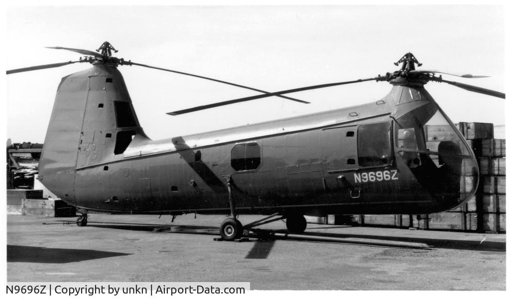 N9696Z, 1965 Piasecki UH-25C Retriever C/N 147626, Found this picture in a collection of former aviation enthousiast