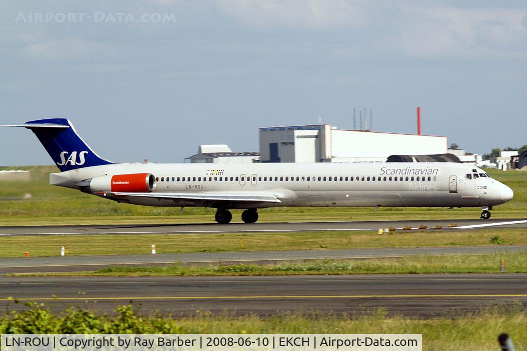 LN-ROU, 1986 McDonnell Douglas MD-82 (DC-9-82) C/N 49424, McDonnell-Douglas DC-9-82 [49424] (SAS Scandinavian Airlines) Copenhagen-Kastrup 10/06/2008