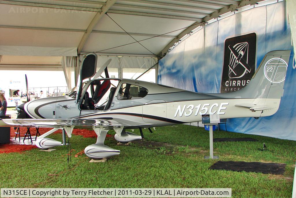 N315CE, Cirrus SR22T C/N 0111, 2011 Sun 'n' Fun Static Display