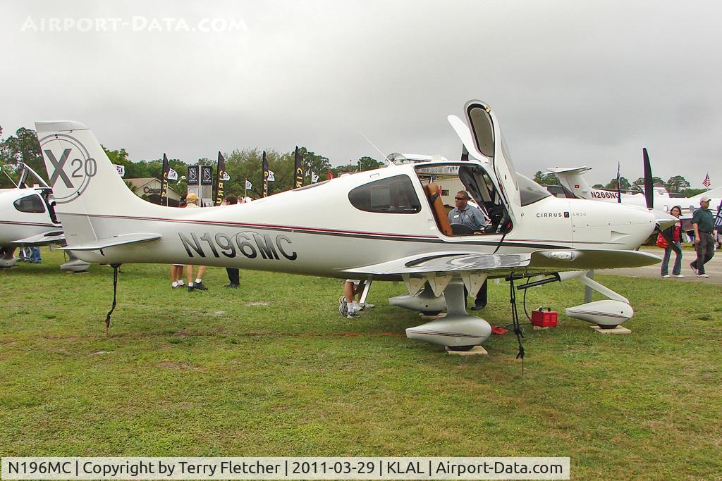 N196MC, Cirrus SR20 X C/N 2071, 2011 Sun 'n' Fun Static Display