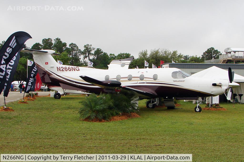 N266NG, 2010 Pilatus PC-12/47E C/N 1266, 2011 Sun 'n' Fun Static Display