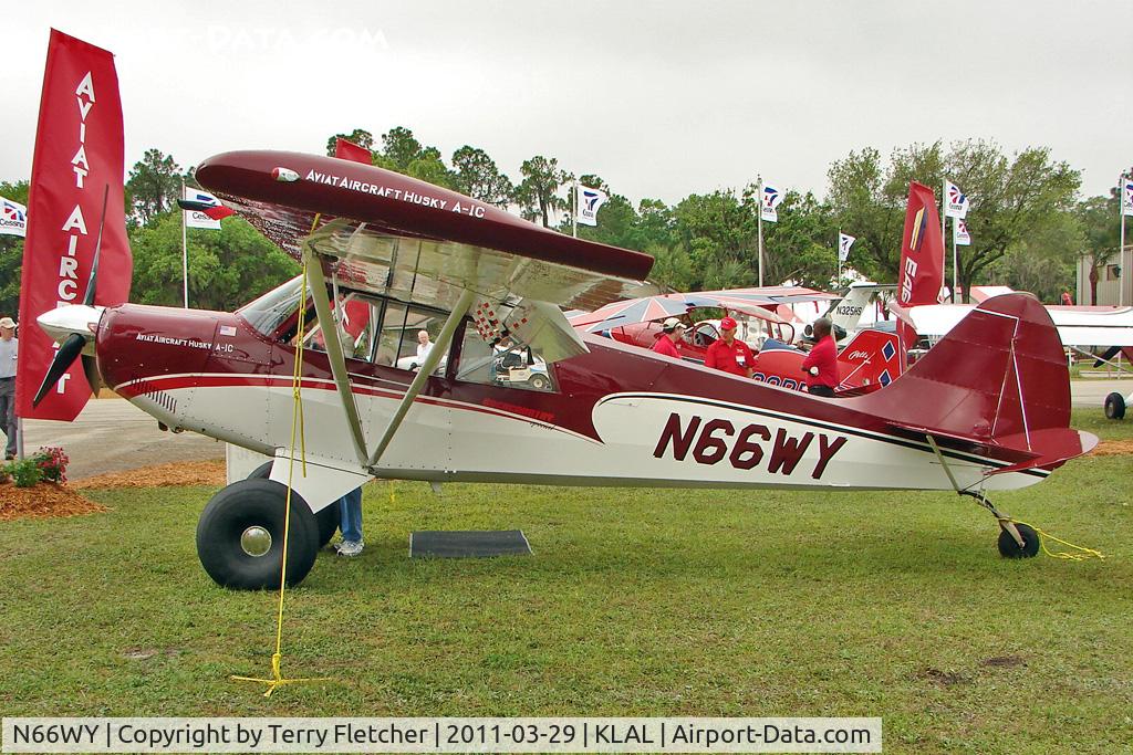 N66WY, Aviat A-1C-200 Husky C/N 3116, 2011 Sun 'n' Fun Static Display