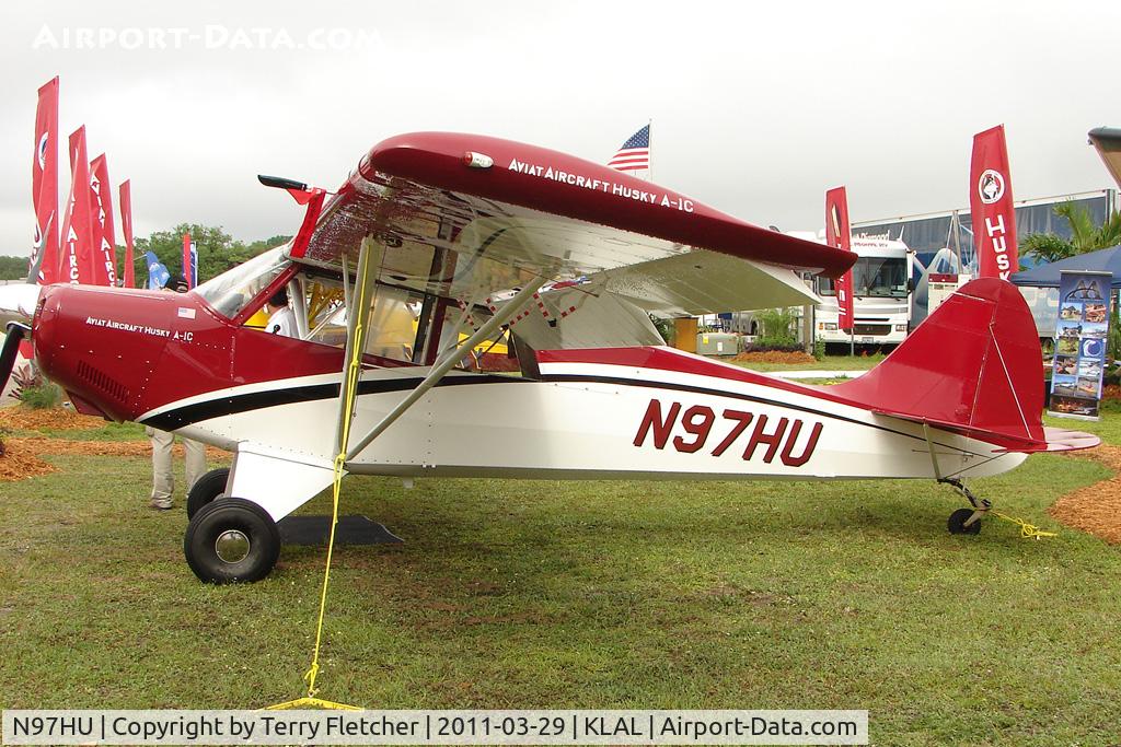 N97HU, Aviat A-1C-180 Husky C/N 3104, 2011 Sun 'n' Fun Static Display