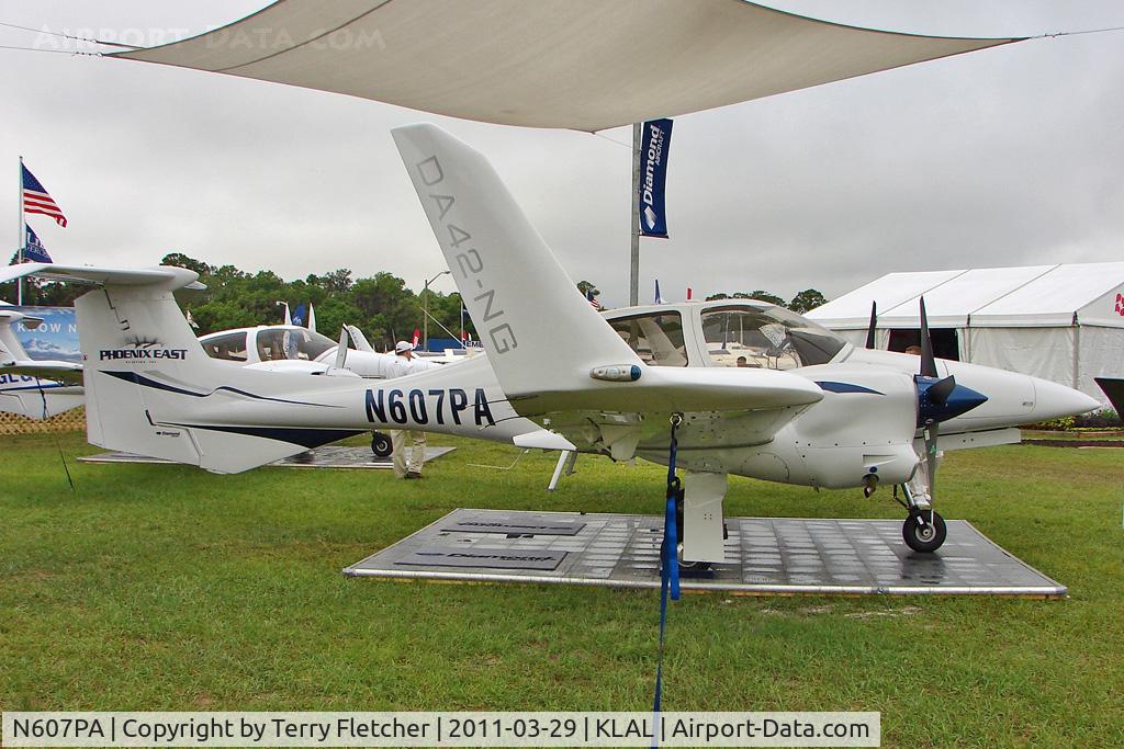 N607PA, 2007 Diamond DA-42-L360 Twin Star Twin Star C/N 42.AC078, 2011 Sun 'n' Fun Static Display (ex N48LU)