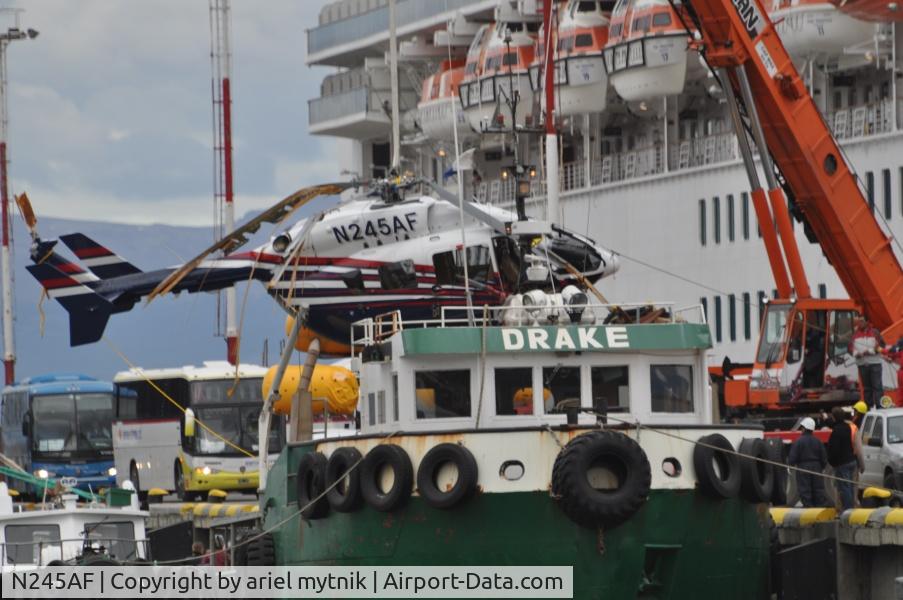 N245AF, Eurocopter-Kawasaki EC-145 (BK-117C-2) C/N 9322, me parece que se rompio