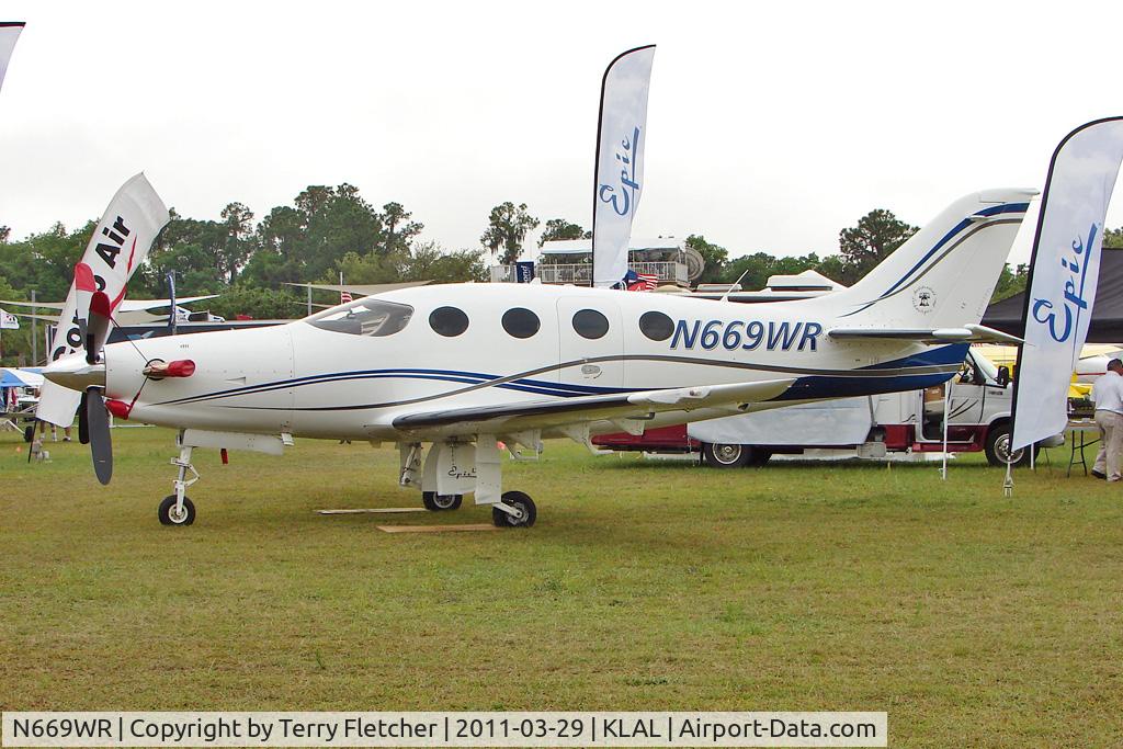 N669WR, AIR Epic LT C/N 029, 2011 Sun 'n' Fun Static Display