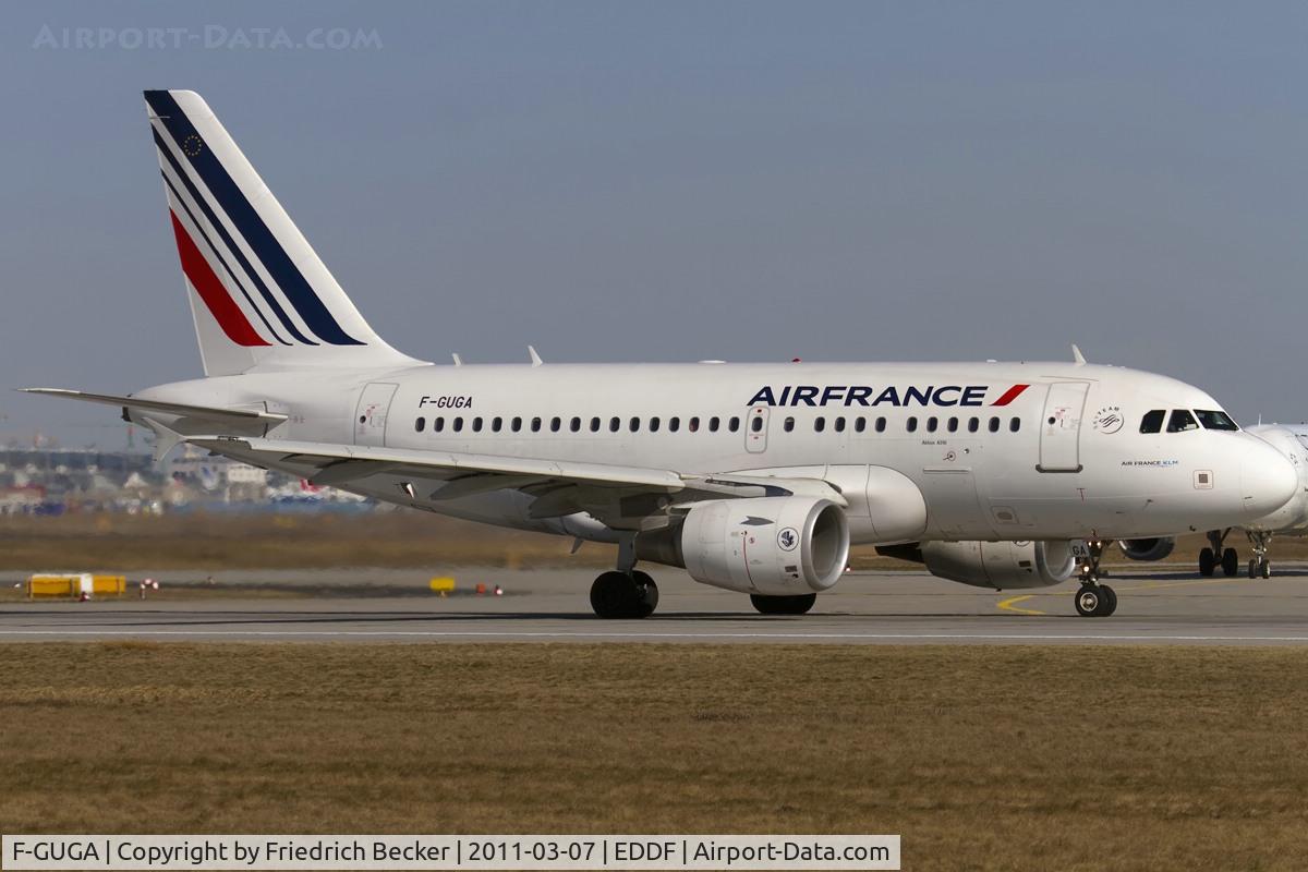 F-GUGA, 2002 Airbus A318-111 C/N 2035, line up