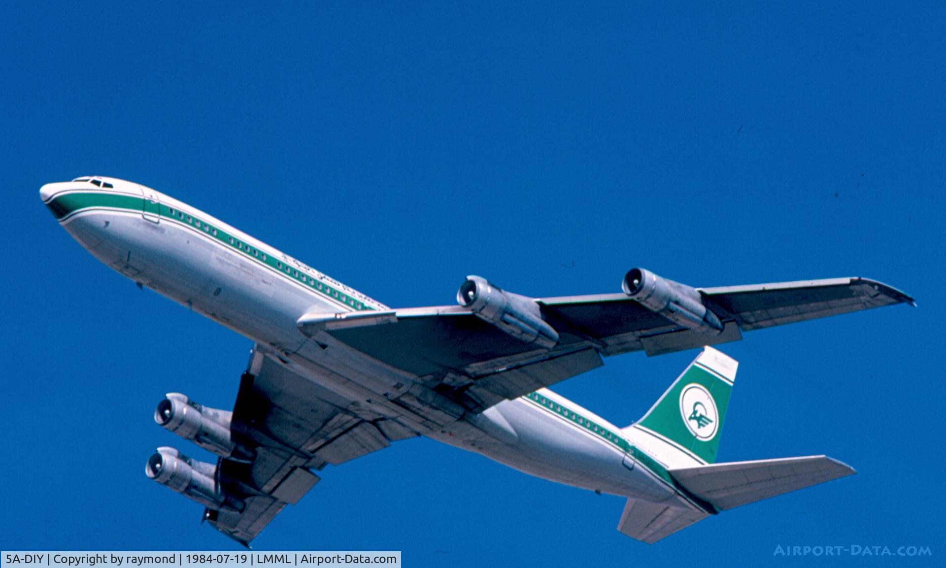 5A-DIY, 1966 Boeing 707-348C C/N 19001, B707 5A-DIY Gemahirya Air Transport