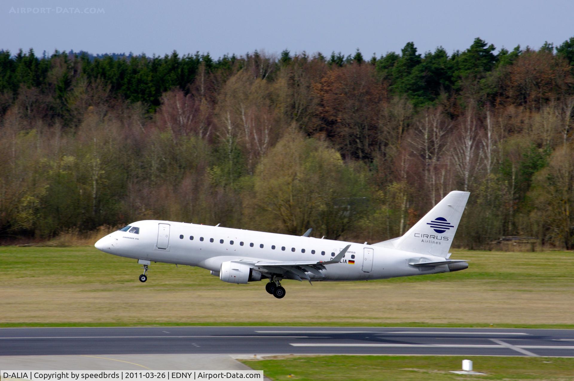 D-ALIA, 2002 Embraer 170LR (ERJ-170-100LR) C/N 17000006, Cirrus Airlines