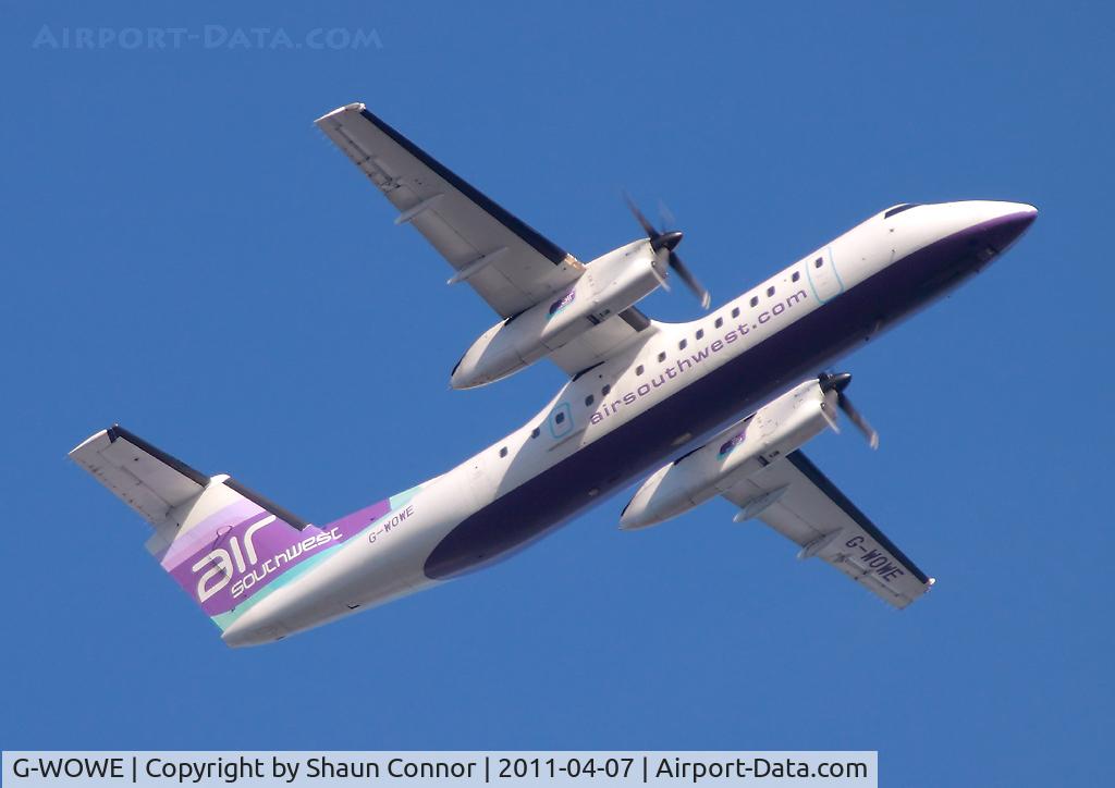 G-WOWE, 1991 De Havilland Canada DHC-8-311 Dash 8 C/N 256, Air Southwest
