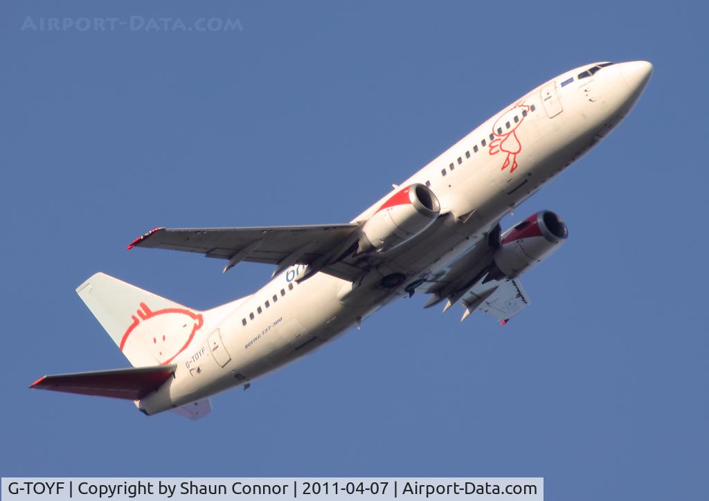 G-TOYF, 1997 Boeing 737-36N C/N 28557, BMI Baby
