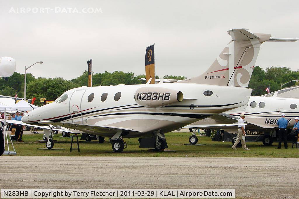 N283HB, 2011 Hawker Beechcraft 390 Premier 1A C/N RB-283, 2011 Sun n Fun Static Display