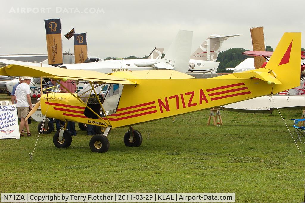 N71ZA, Zenith STOL CH-701 C/N 7-7186, 2011 Sun n Fun Static Display - damaged by storms the following day