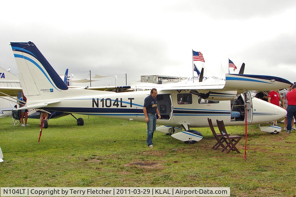 N104LT, Vulcanair P-68C C/N 462/C, 2011 Sun n Fun Static Display