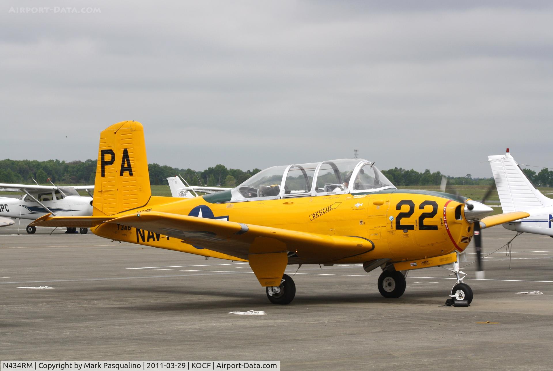 N434RM, 1957 Beech T-34B C/N BG-322, Beech T-34B